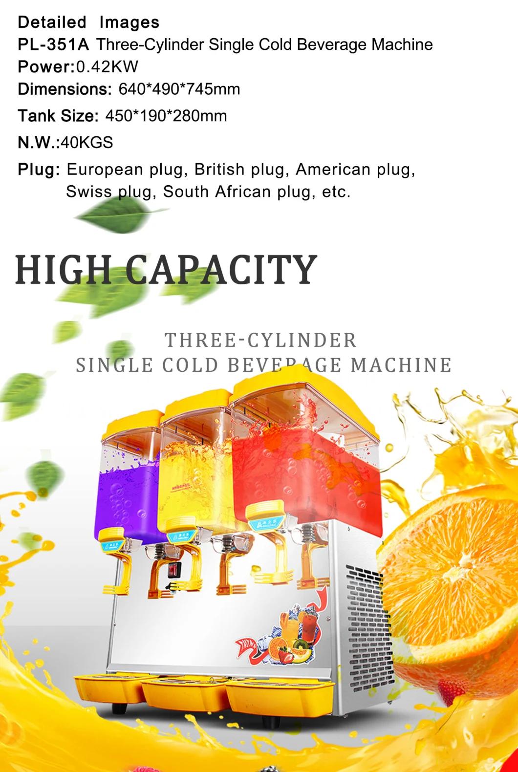 3 Tanks Commercial Frozen Cold Drink Ice Cream Juice Slush Machine