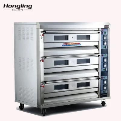 3 Deck 9 Tray Big Capacity Electric Oven for Bakery