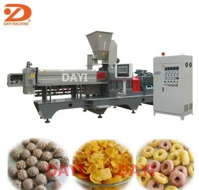 Kelloggs Corn Flakes Roaster/Cereal Curved Ring Snacks Extruder Machine/Grain Cereal Food ...