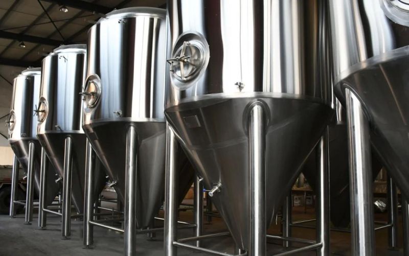 30bbl 40bbl SS304 Beer Fermentation Tank Conical Fermenter