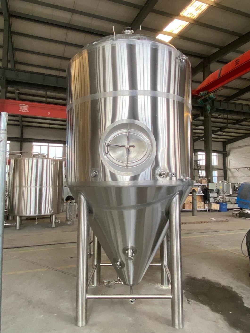 500L 1000L 2000L Beer Fermenting Equipment Conical Fermentation Tank for Brewery