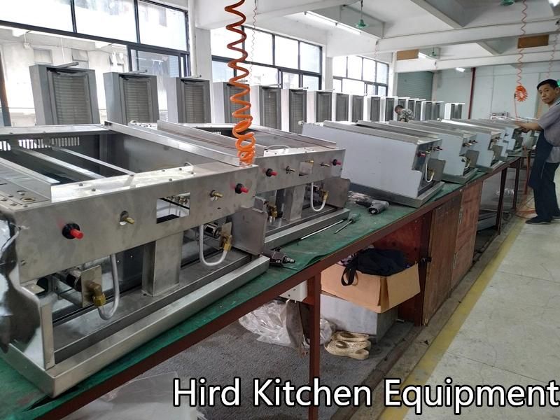 Gas Lava Rock Grill HD-400-Trh CE Catering Equipment Food Machine