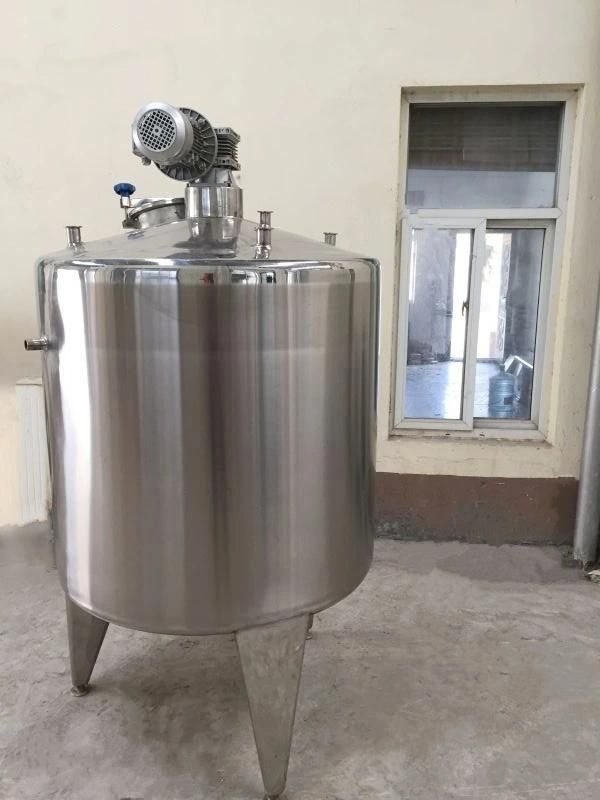 Insulated Jacket Stainless Steel Steam Heating Electric Heat Soymilk Mixing Tank Price