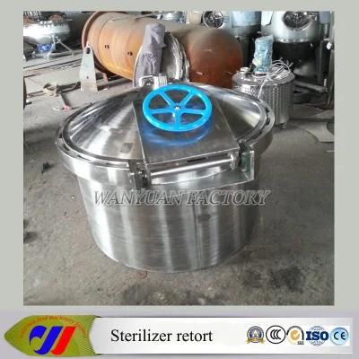 Vertical Autoclave Sterilizer Retort Without Supports