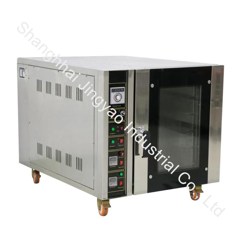 Commercial 6/8/10 Trays Industrial Baking Bread Baking Oven Stainless Steel Oven for Bakery Hot-Air Convection Oven with Wheels