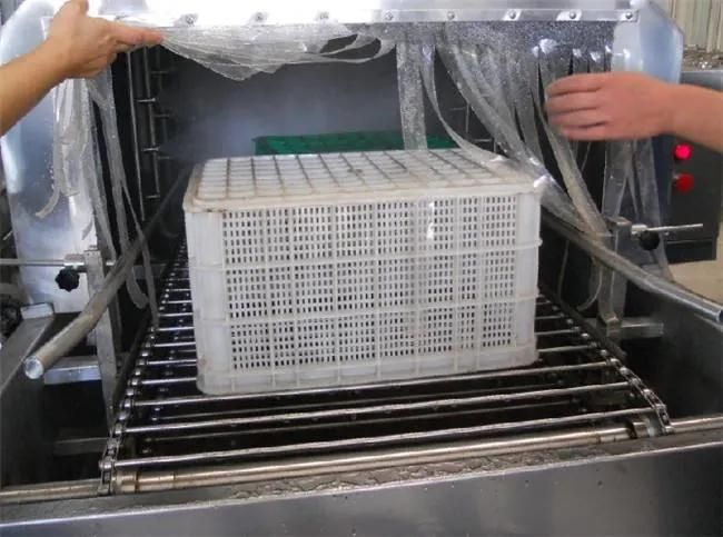 Continuous Crate Washer Box Washing Machine Tunnel