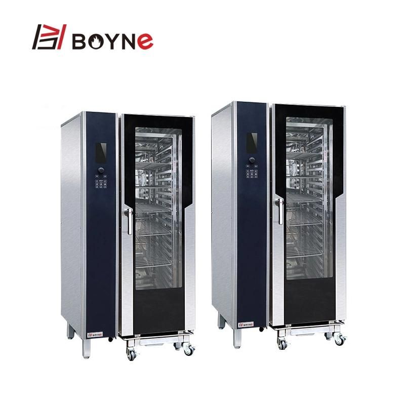 40 Gn Pans Stainless Steel Cooking Equipment Electric Combi Oven