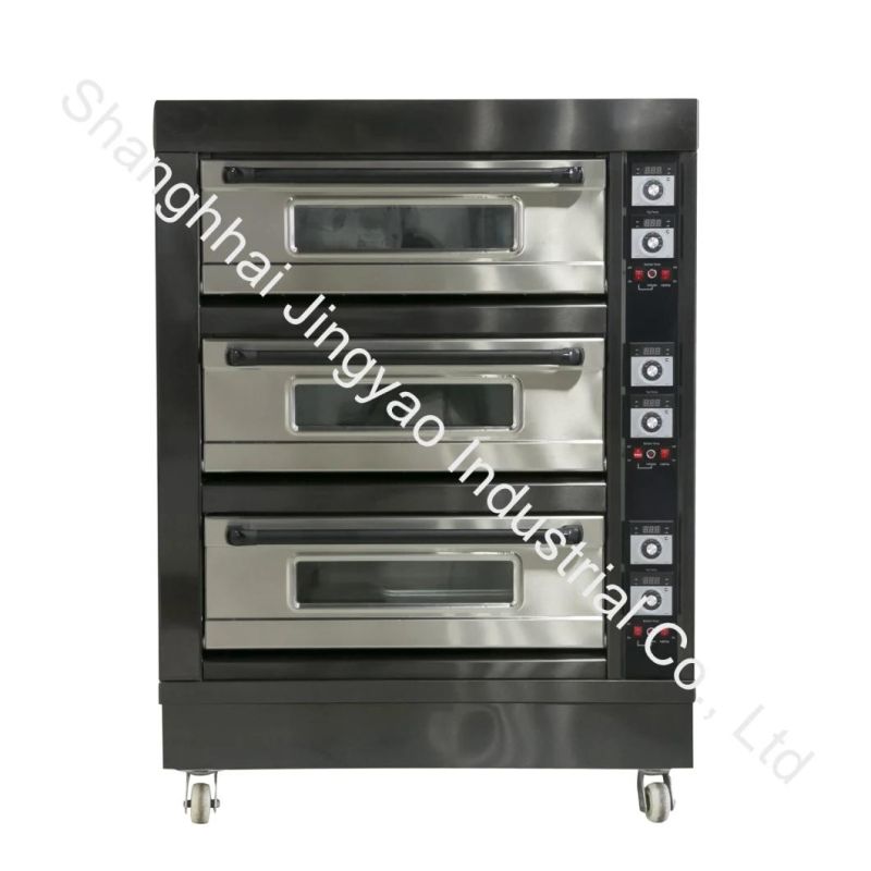 Hot Classic Commercial Durable Electric/Gas Pizza Bread Baking Deck Oven Machine Industrial Single/Double Electric Bakery Equipment Unique Bakery Pizza Oven