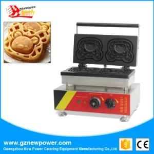 Commercial Snack Machine Waffle Making Machine with Little Bear Shape
