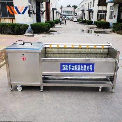 China Manufacturers Brush Roll Peeling and Washing Machine for Root Vegetables