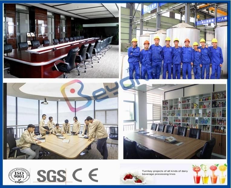 Automatic milk processing plant produce various kinds of dairy products