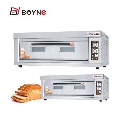 Commercial Stainless Steel One Deck Three Trays Bread Electric Oven