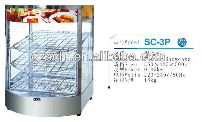 Electric Food Glass Window Warming machine  Sc-3np