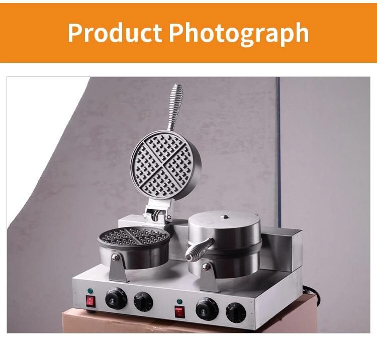 Commercial Electric 1-Plate Waffle Baker Waffle Maker