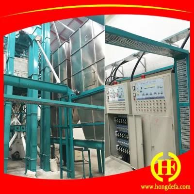 Installing Maize Processing Line Machine