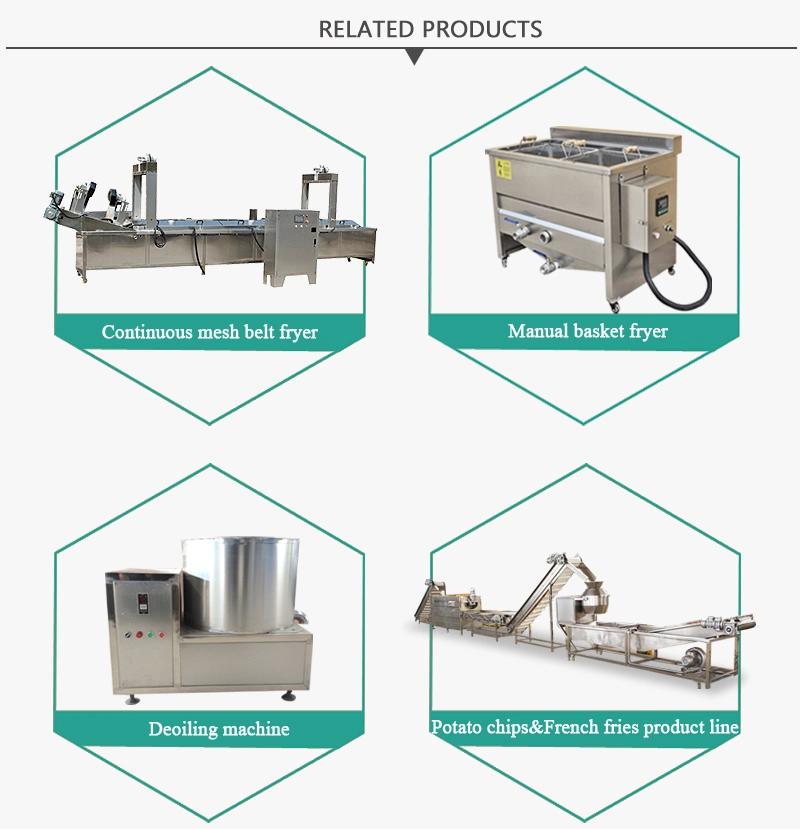 Food Industry Equipment Chicken Nuggets Frying Machine Potato Frying Machine Industrial