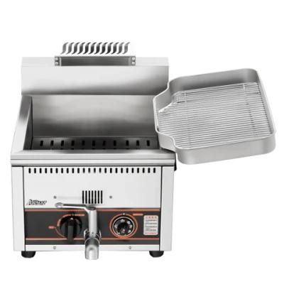 Bdh15L Tabletop Gas Deep Fryer with Temperature Control Stainless Steel#304 LPG or Natural ...