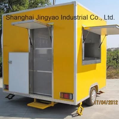 Best Quality Mobile Food Truck Wholesale Red Mobile Food Cart Hot Dog Vending Truck for ...