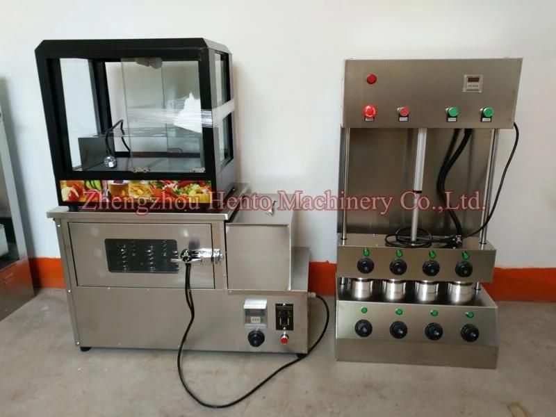 High Efficiency Electric Pizza Cone Moulding Machine / Pizza Mould Cones Production Line