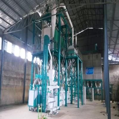 Maize Machine in Zambia Maize Flour Mill Plant