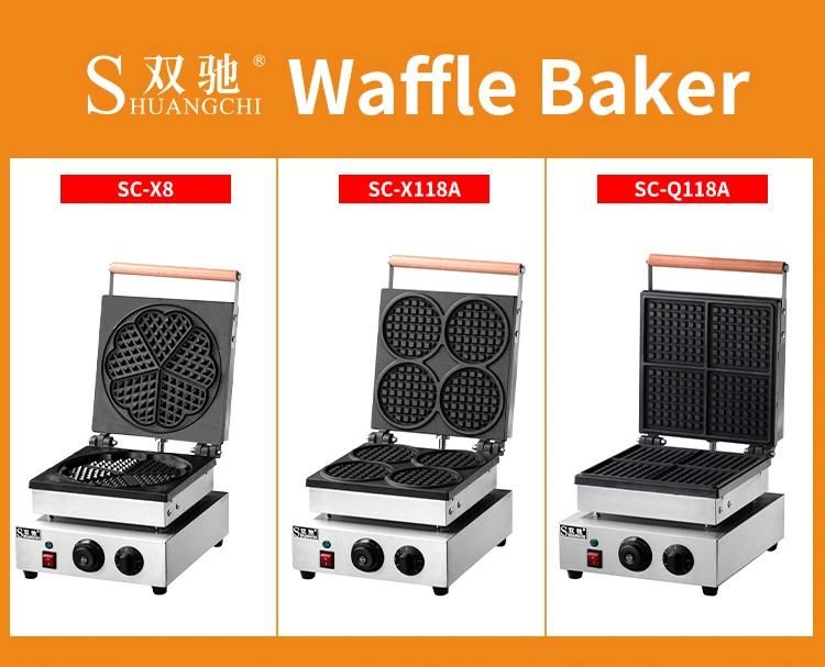 Commercial Electric Heart-Shape Waffle Baker Waffle Maker