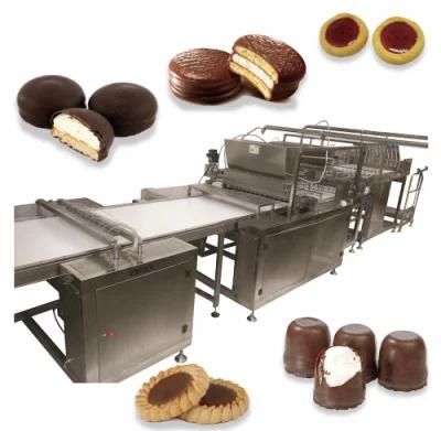 Chocolate Pie Making Machine Macarons Machinery Sandwiching Machine Chocolate-Coated ...