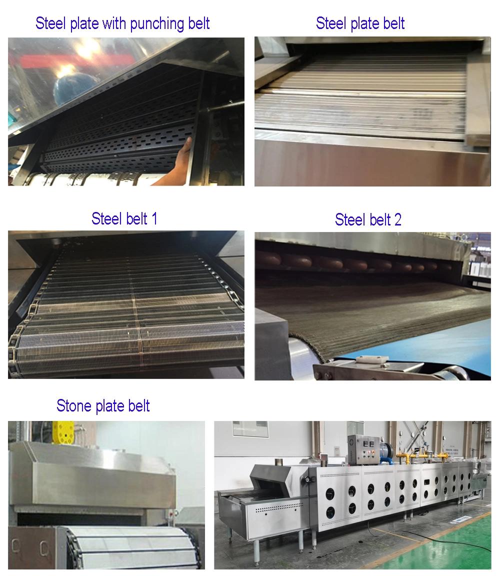 Continuous Tunnel Furnace Convection Conveyor Loaf Bread Bakery Food Baking Gas Oven with Steam Price