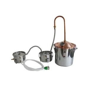 Kingsunshine 8L/2gal Handmade Copper Stills Moonshine Home Wine Making Kit