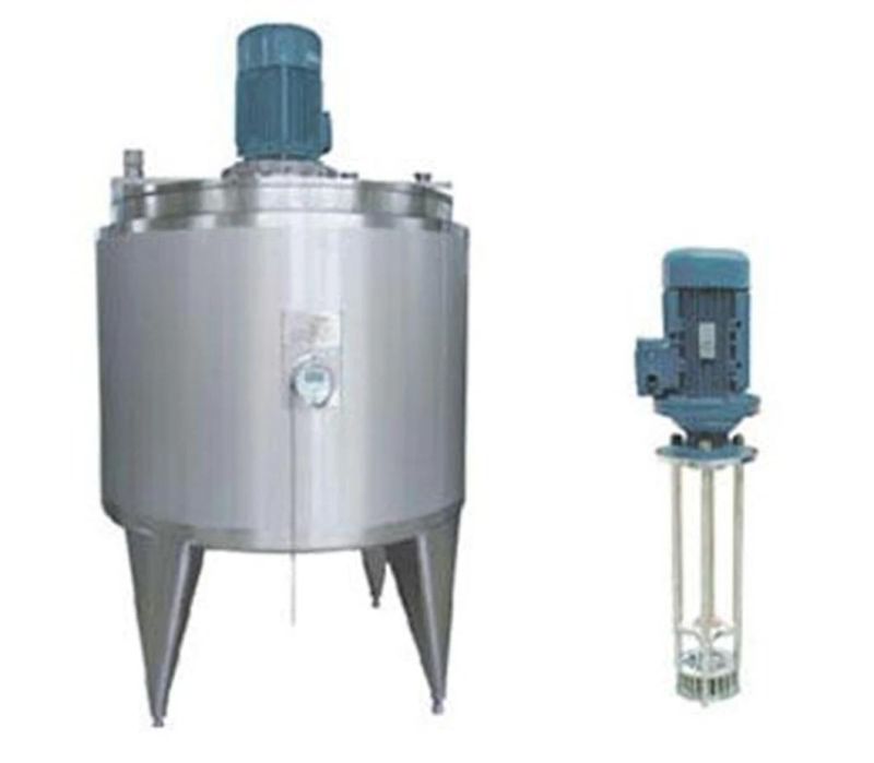 5000L CE Lotion Manufacture Equipment Stainless Steel Liquid Mixing Vat