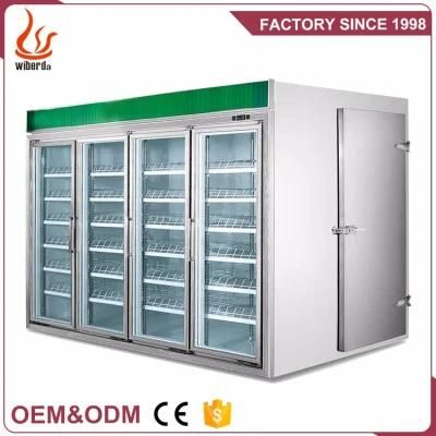 Supermarket Showcase Vertical Refrigerated