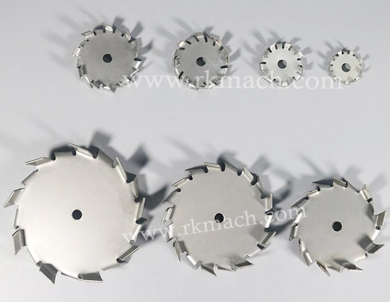 100mm 304 Sawtooth Blenders with Shaft for Plastic Manufacturers