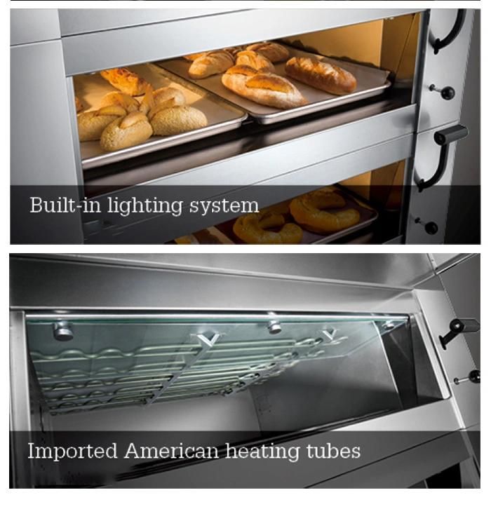 Touch Screen Commercial Three Deck Nine Trays Bakery Oven
