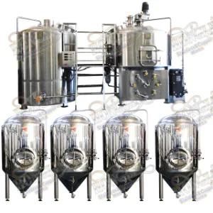 1000L 2000L 3000L Stainless Steel Brewing Equipment Conical Fermenter Micro Beer Brewery ...