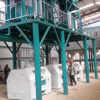 Hongdefa 50t Maize Milling Flour Mill Machine in Kampala