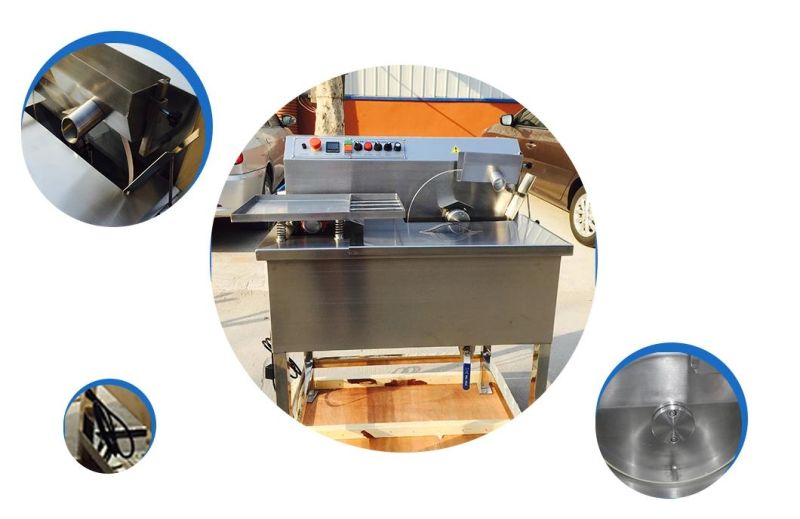 Commercial Chocolate Tempering Pouring Machine with Vibrating Table