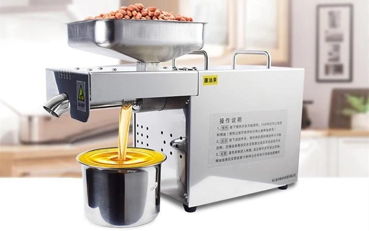 Mini New Type Stainless Steel Cold Coconut Oil Press Machine Oil Extraction Machine Pil Processing Machine Price