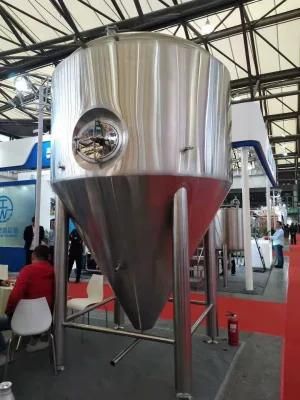 1000L 2000L Stainless Steel Jacketed Conical Beer Fermenter