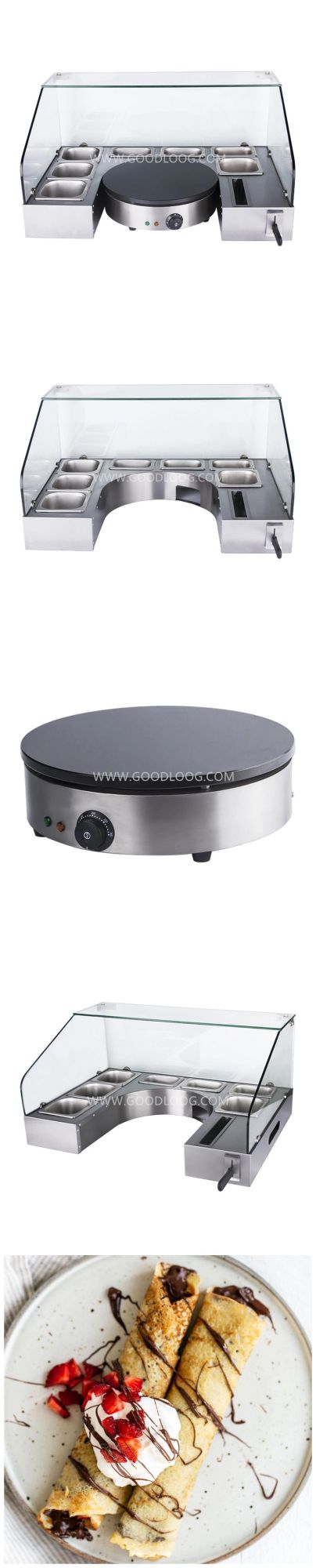 Best Selling Commercial Restaurang Kitchen Equipment Crepe Maker Pan Commer Crepe Machine Best Electric Crepe Maker with Service Station