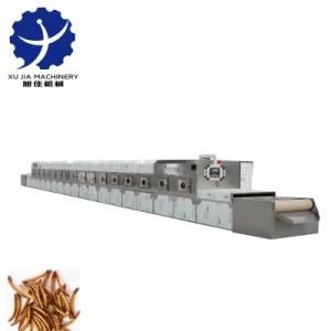 Jinan High Efficiency Bread Worms Drying Sterilizing Microwave Dryer