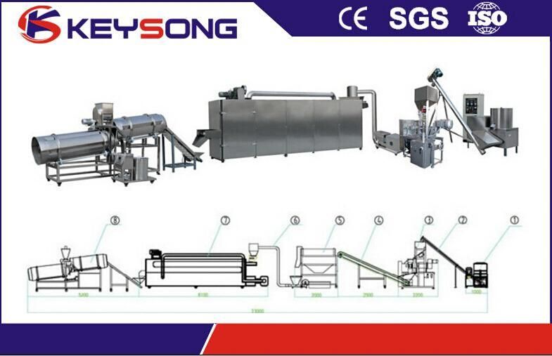Corn Kurls Puff Snacks Processing Line
