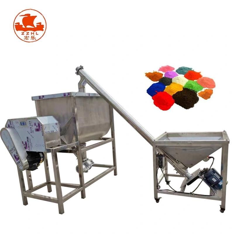 Horizontal Screw Spiral Ribbon Mixer Powder Mixer Seasoning Mixer