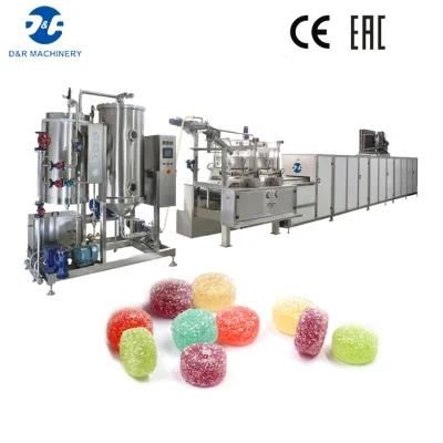 Chinese Jelly Candy Coating Machine Jelly Candy Depositing Line