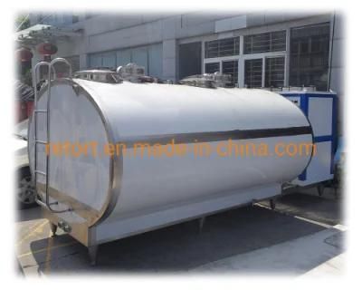 Horizontal Milk Cooler 7000liter Cooling Tank