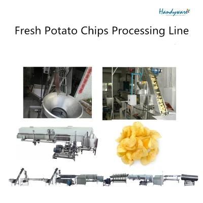Easy Operation Fresh Potato Chip Processing Line