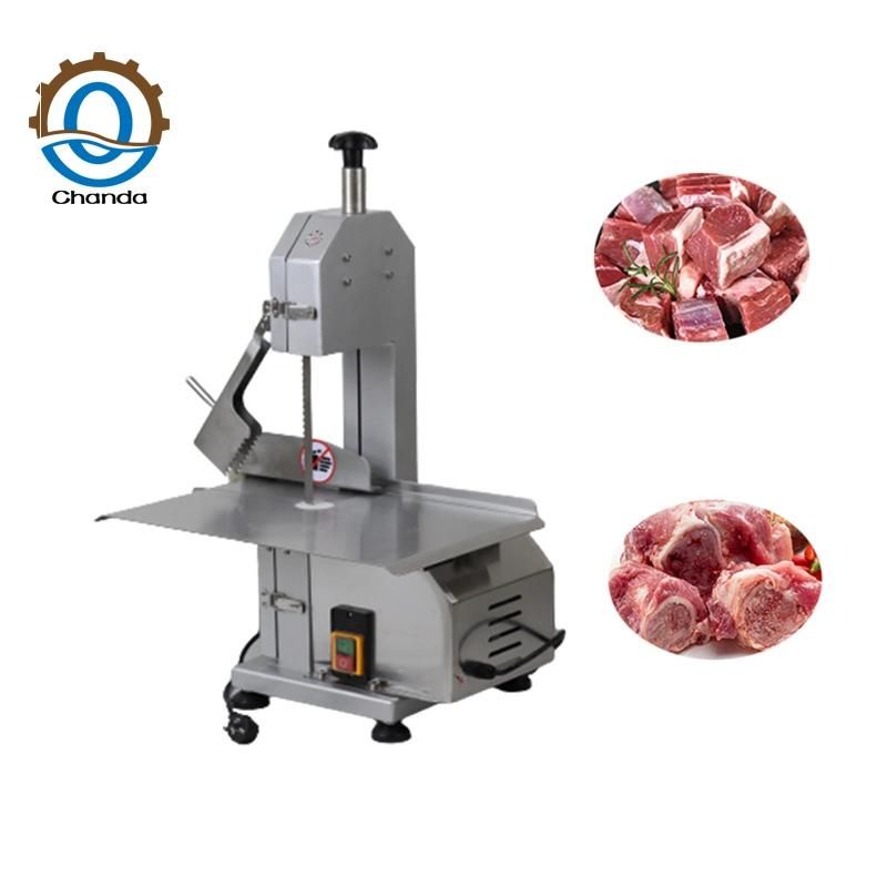 Commercial Butcher Machinery Bone Saw Cutter Meat Dicer Frozen Fish Steak Cutting Bone Saw Machine