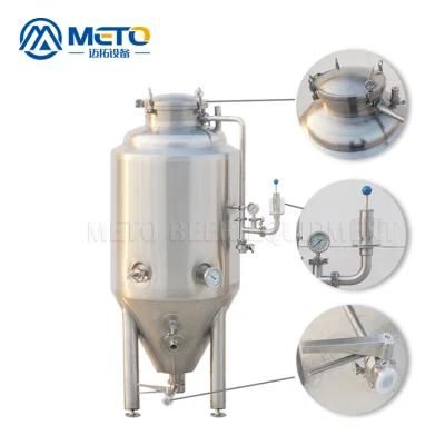 200L 300L 500L Beer Conical Fermenting Tank with Double Jacket