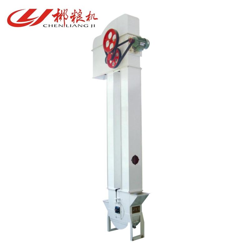 Clj Rice Processing Equipment Tdtg Series Low Speed Paddy Rice Elevator Machine Grain Elevator