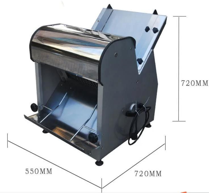 Industrial High Speed Conveyor Band Toaster Bread Slicer