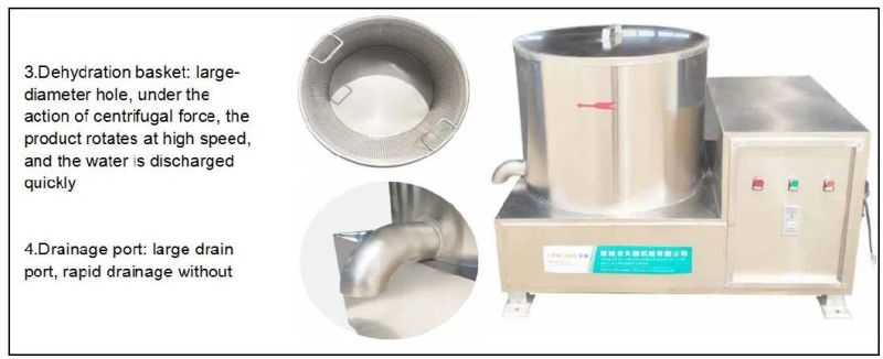 Lettuce Drying Machine Spinner Vegetable Dewater Machine