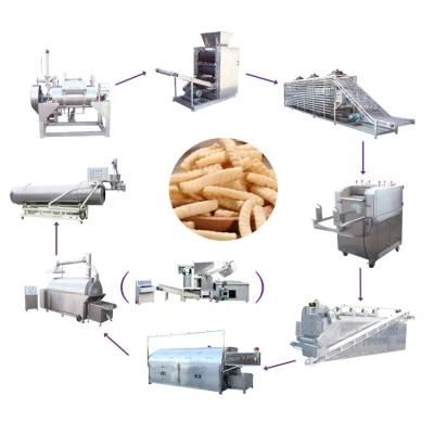 Steam Cooking System Production Line of Snack Pellet (Shrimp Stick/Prawn Cracker)